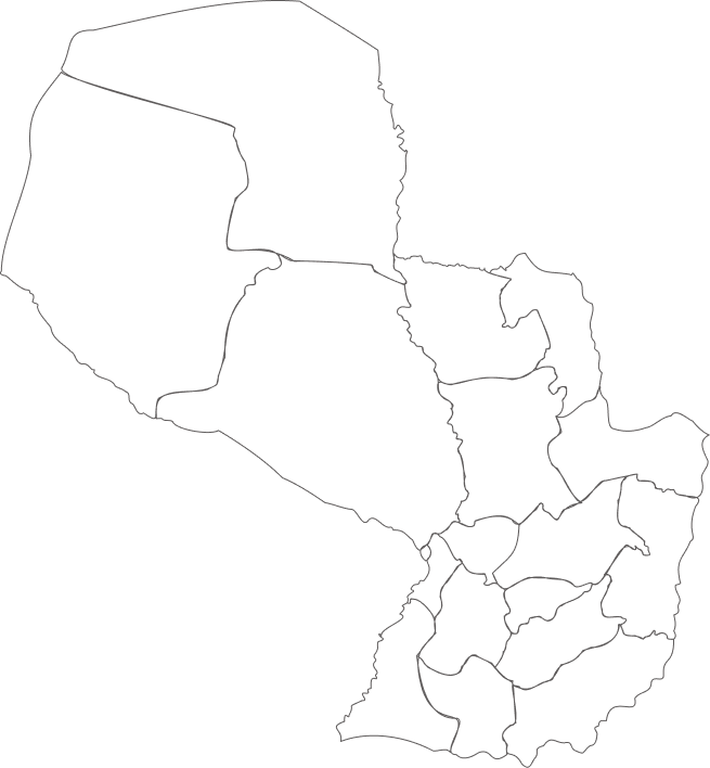 Mapa de estaciones COMPASA en Paraguay